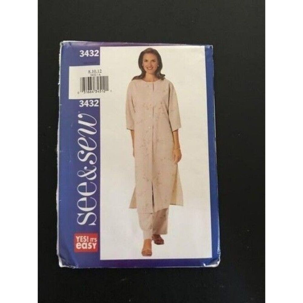 #3432 See & Sew Womens dress sewing pattern size 8-12